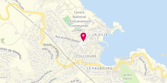 Plan de Vins d'Auteurs, 6 place General Leclerc, 66190 Collioure