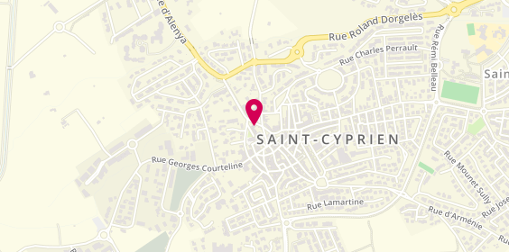 Plan de Au Petit Marché, 18 avenue du Roussillon, 66750 Saint-Cyprien