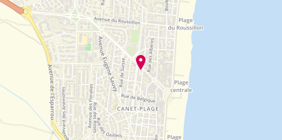 Plan de Caveau MJG Briu - Canet Plage, 27 avenue de la Méditerranée, 66140 Canet-en-Roussillon