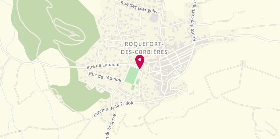 Plan de Vignobles Cap Leucate - Boutique de Rocquefort, 2 Rue du Stade, 11540 Roquefort-des-Corbières