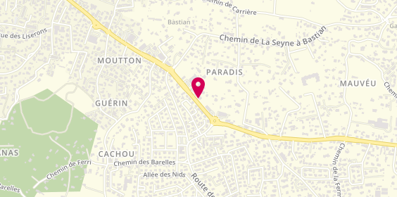 Plan de P'tit Bouchon, 2161 avenue Pierre Auguste Renoir, 83500 La Seyne-sur-Mer