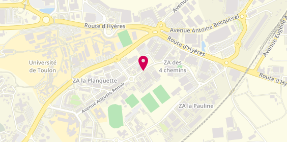 Plan de Le Vinarium, Zone Aménagement des 4 Chemins
495 Avenue Robespierre, 83130 La Garde
