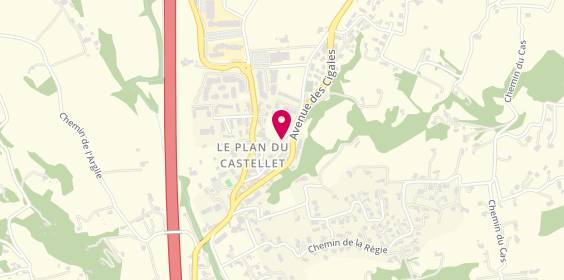 Plan de Domaine des BAGUIERS, Le
227 Rue des Micocouliers, 83330 Le Castellet