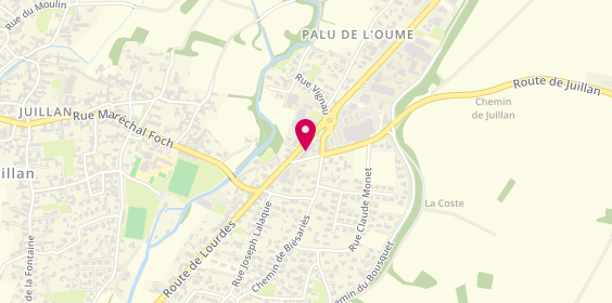 Plan de L’artelier du vin juillan, 13D Route de Lourdes, 65290 Juillan