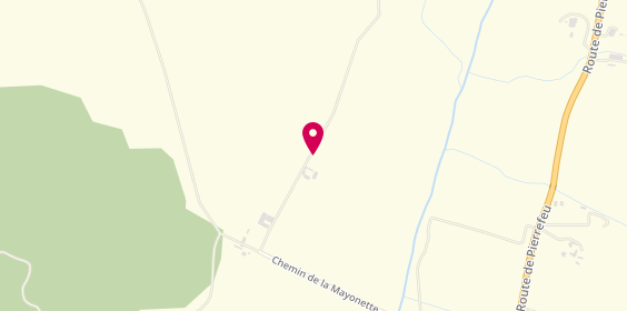 Plan de Domaine de la Maïonnette, Chemin de Sigalou chemin de la Mayonnette, 83260 La Crau