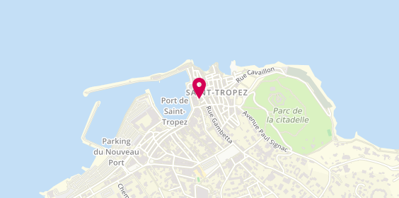 Plan de La Cave du Golfe, 3 place Aux Herbes, 83990 Saint-Tropez