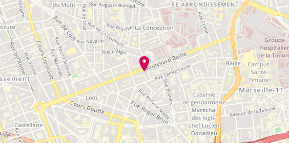 Plan de Les Bières du Monde, 142 Boulevard Baille, 13005 Marseille