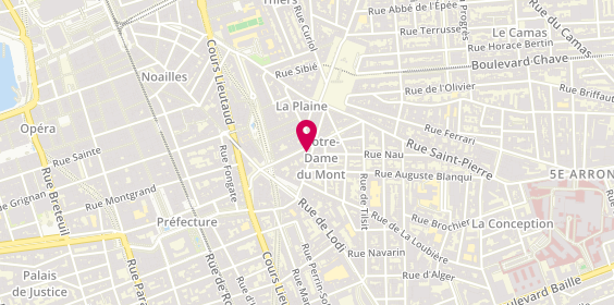 Plan de Château Pompette - Vin en vrac, 32 Rue des 3 Frères Barthélémy, 13006 Marseille