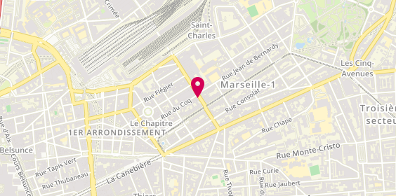 Plan de Le Débouché, 3 Boulevard National, 13001 Marseille