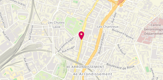 Plan de Cave des Chartreux, 187 avenue des Chartreux, 13004 Marseille