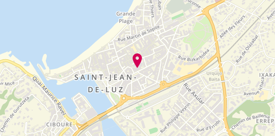 Plan de Nicolas St Jean de Luz, 23 Boulevard Victor Hugo, 64500 Saint-Jean-de-Luz