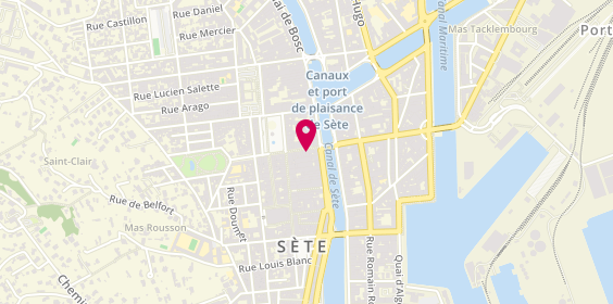 Plan de Nicolas Sete, 5 Rue Général de Gaulle, 34200 Sète