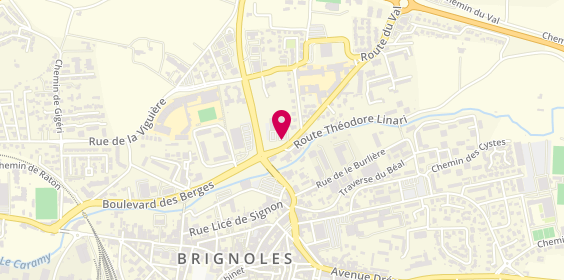 Plan de V And B, avenue Jean Moulin, 83170 Brignoles