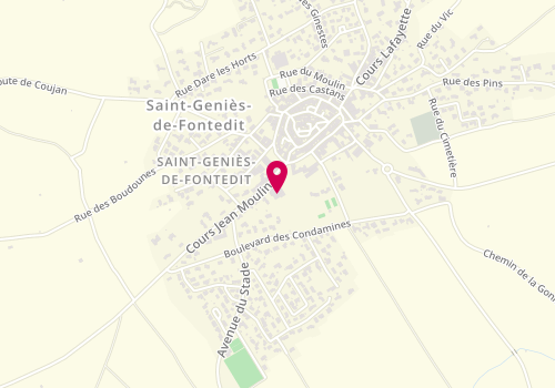 Plan de Domaine de la Reynardière, 7 Cr Jean Moulin, 34480 Saint-Geniès-de-Fontedit
