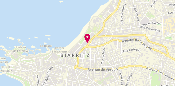 Plan de L'Un Trouvable Caviste Biarritz, 21 avenue Edouard Vii, 64200 Biarritz