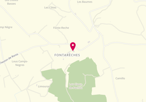 Plan de Domaine Fontedicto, Fontarèches, 34720 Caux