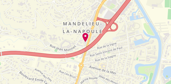 Plan de La Cave de Mandelieu, 269 avenue de Cannes, 06210 Mandelieu-la-Napoule