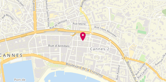 Plan de La Bar A Vin, 10 Rue Marceau, 06400 Cannes