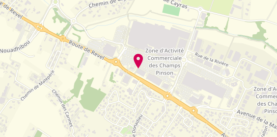 Plan de Cash Piscines, 7 avenue de Toulouse, 31650 Saint-Orens-de-Gameville