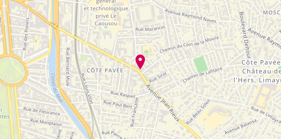 Plan de CAVAVIN - Toulouse, 83 avenue Jean Rieux, 31500 Toulouse