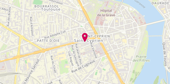Plan de Lacrima Vini, 9 avenue Etienne Billières, 31300 Toulouse