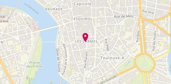Plan de L'Envie, 14 place des Carmes, 31000 Toulouse