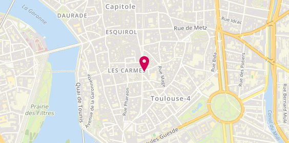 Plan de La Boutique des saveurs, 1 Rue Théodore Ozenne, 31000 Toulouse