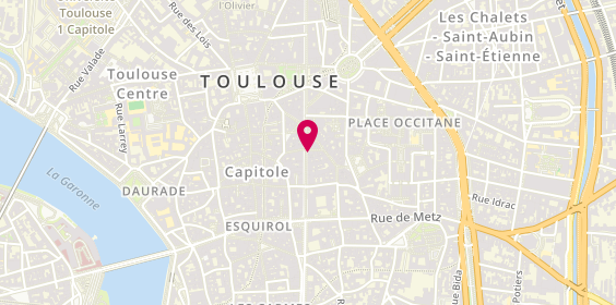 Plan de Nicolas Toulouse Alsace, 14 Bis Rue d'Alsace Lorraine, 31000 Toulouse
