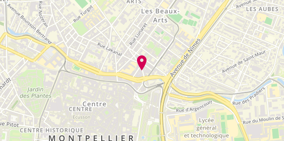 Plan de La Courte Echelle, 7 Rue Proudhon, 34090 Montpellier