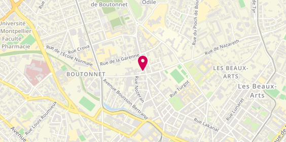 Plan de La Cave du Boutonnet, 57 Rue du Faubourg Boutonnet, 34090 Montpellier