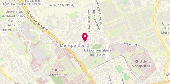 Plan de Le Marché des Tilleuls, 14 Rue des Tilleuls N, 34090 Montpellier