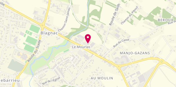 Plan de Glass & Mug, 5 Route de Toulouse Centre d'Affaires le Mourlas, 31700 Cornebarrieu