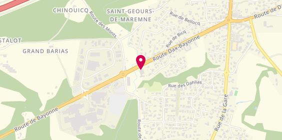 Plan de Cave Puyobrau Frères, 35 Route de Bayonne, 40230 Saint-Geours-de-Maremne