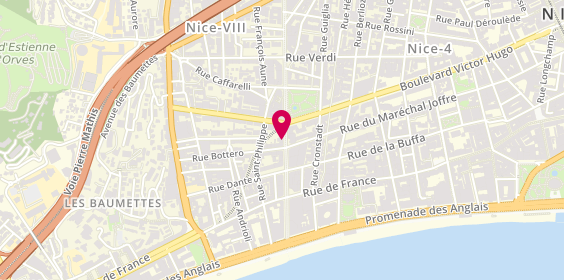 Plan de L'Epicurien, 31 Boulevard Gambetta, 06000 Nice