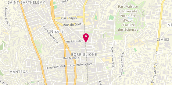 Plan de Nicolas, 40 avenue Alfred Borriglione, 06100 Nice
