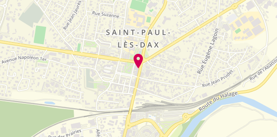 Plan de Cave Dourthe, 4 avenue de la Liberté, 40990 Saint-Paul-lès-Dax