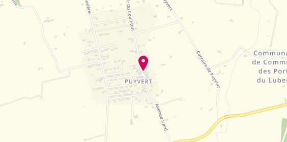 Plan de Le Puyverre, 4 Place Jean Moulin, 84160 Puyvert