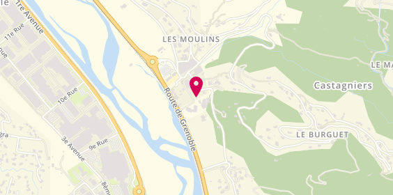 Plan de Le Comptoir d'Adrien, 126 Route de Castagniers, 06670 Castagniers