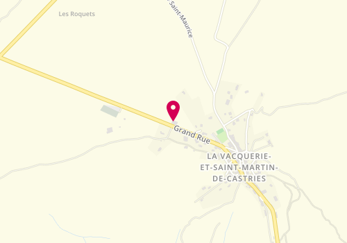 Plan de Domaine Caujolle Gazet, 51 Grand Rue, 34520 La Vacquerie-et-Saint-Martin-de-Castries