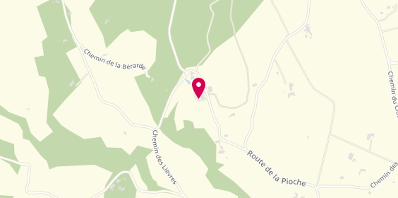 Plan de Domaine du Coulet Rouge, 363 Chemin des Roussens Les Bâtiments Neufs, 84220 Roussillon