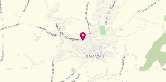 Plan de Domaine des Romarins, 113 Route d'Estézargues, 30390 Domazan