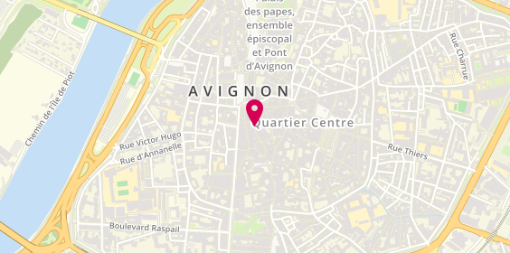 Plan de Au Coeur des Vins, 11 Rue Galante, 84000 Avignon