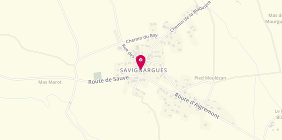 Plan de Domaine des vieux Foudres, Rue des Vins, 30350 Savignargues