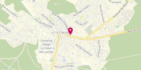 Plan de La Cave de Remy, 141 avenue de la Côté d'Argent, 40170 Lit-et-Mixe