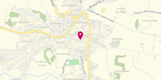 Plan de Domaine Mayard, 24 avenue Baron le Roy, 84230 Châteauneuf-du-Pape