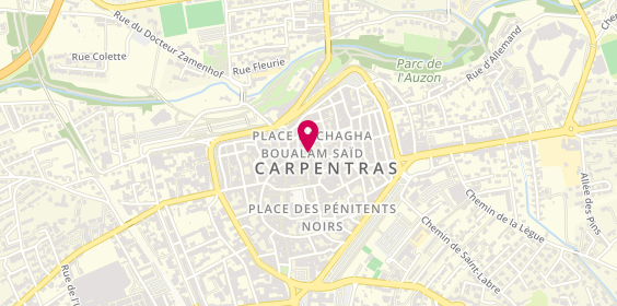 Plan de Crèmerie-Fromagerie MERCY, 37 Rue des Halles, 84200 Carpentras