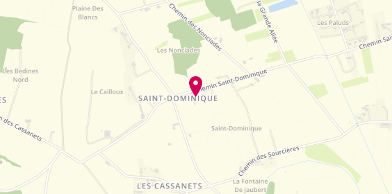 Plan de La Bastide Saint Dominique, 1358 Chemin Saint Dominique la Bastide, 84350 Courthézon
