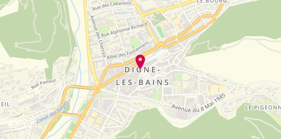 Plan de Le 28, 30 Rue de l'Hubac, 04000 Digne-les-Bains