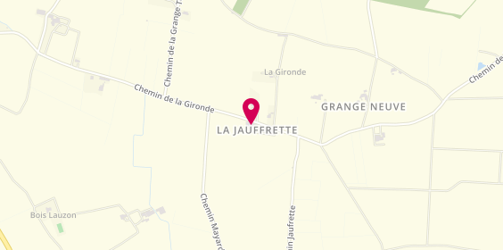 Plan de Domaine de la Jaufrette, 1394 chemin Gironde, 84100 Orange