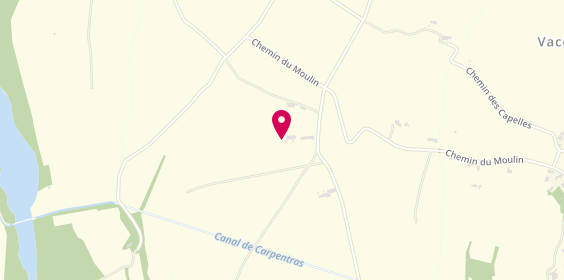 Plan de Domaine des Amouriers, 5801 Route de la Garrigue de l'Etang, 84260 Sarrians
